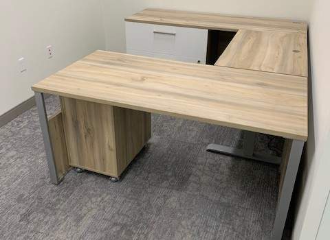 Wooden desk